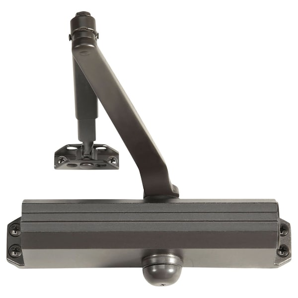 Grade 1 Parallel Arm Rigid Surface Closer, Push Side, 180 Deg. Swing, Adjustable Size 1-6, Dark Bron